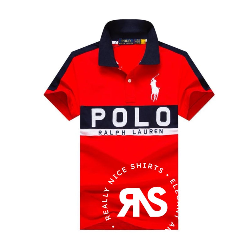 Ralph Lauren Round Neck Classic Fit Mesh Polo Shirt